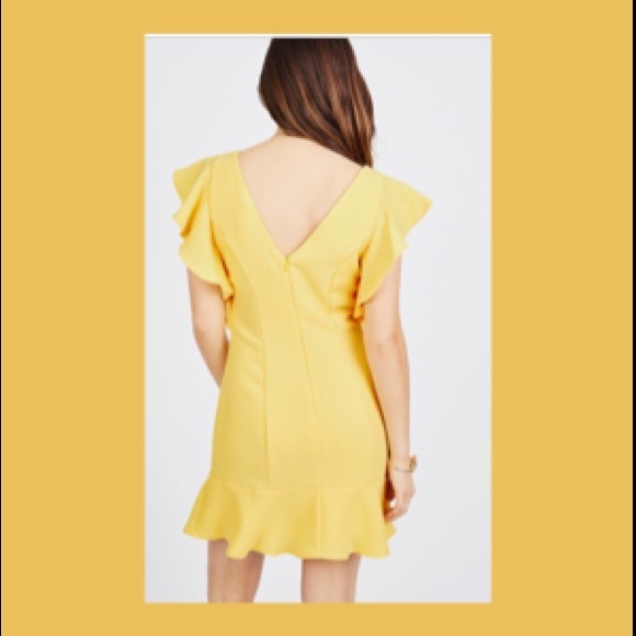 BCBGgeneration ruffle sleeve mini dress - Picture 4 of 4